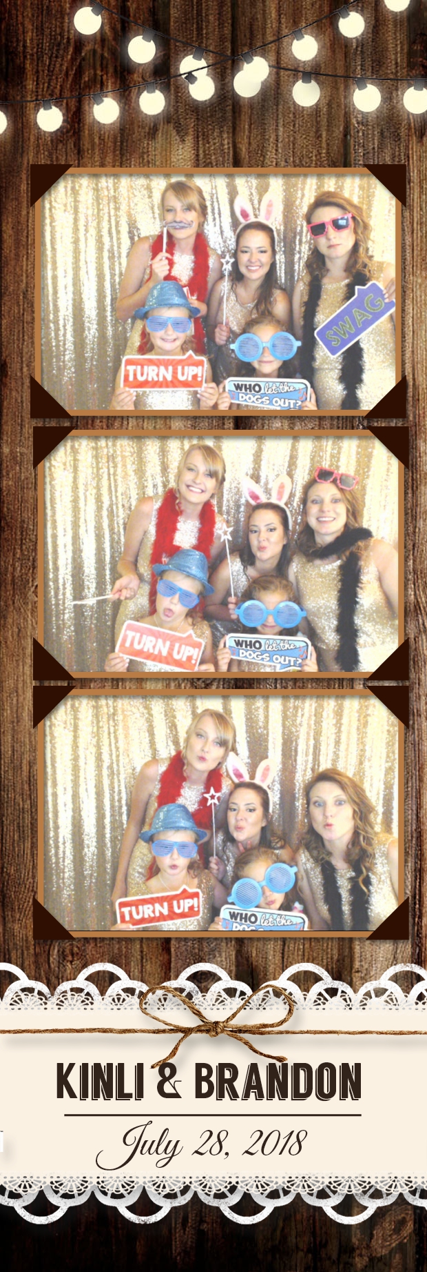 Kinli and Brandon's Wedding | View more photos from the event at gallery.photoboothbillings.com/u/PhotoBoothBillings/Kinli-and-Brandons-Wedding